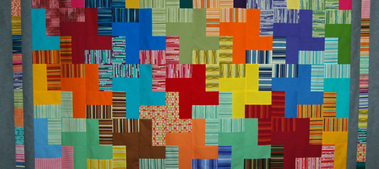 Cindy Thury Smith Striped T-Quilt